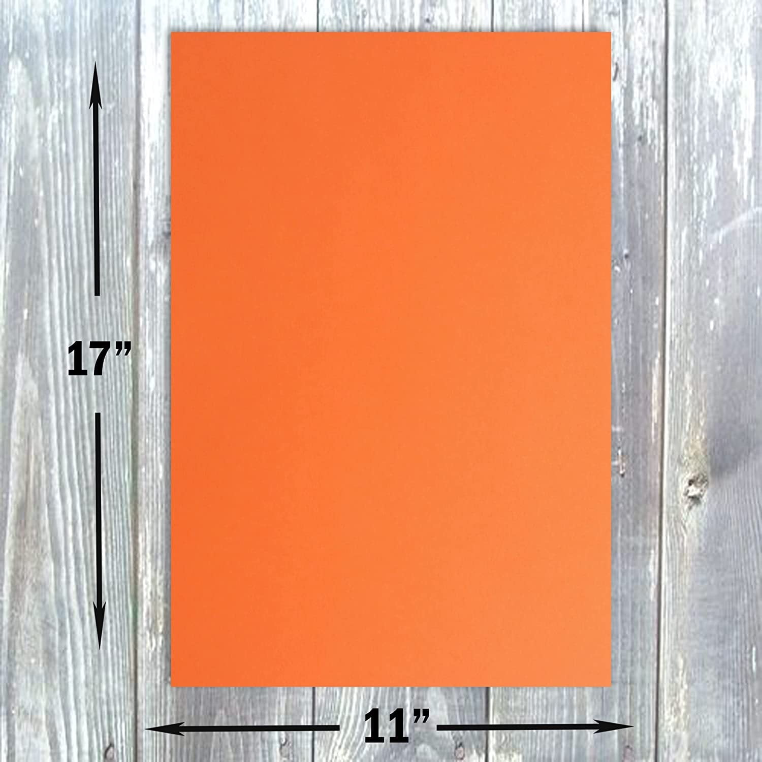 Hamilco Colored Cardstock Paper 11" x 17" Peach Flower Color Card Stock Paper 50 Pack