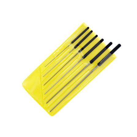 Modelcraft 6 Pce Precision Cutting Broach Set (0.6 - 2.0mm)