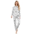 thumbnail image 2 of CCRFTGI Family Matching Pajama Set Colorable Diy Hand Painted Homewear Set 2 Piece Cartoon Color Your Own Pajamas Cute Funny Coloring Pajama Set Women S, 2 of 5