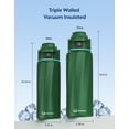 thumbnail image 4 of Botella de agua inteligente BOOST de acero inoxidable 946 ml con recordatorio, 4 of 8