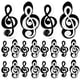 thumbnail image 1 of 20 mini gomas de borrar pequeñas y bonitas con forma de nota musical para estudiantes, 1 of 8