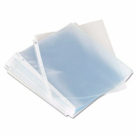 Wideskall® Economy Weight Clear Poly Sheet Page Protectors Non-Stick 8.5 x 11 - Pack of 20