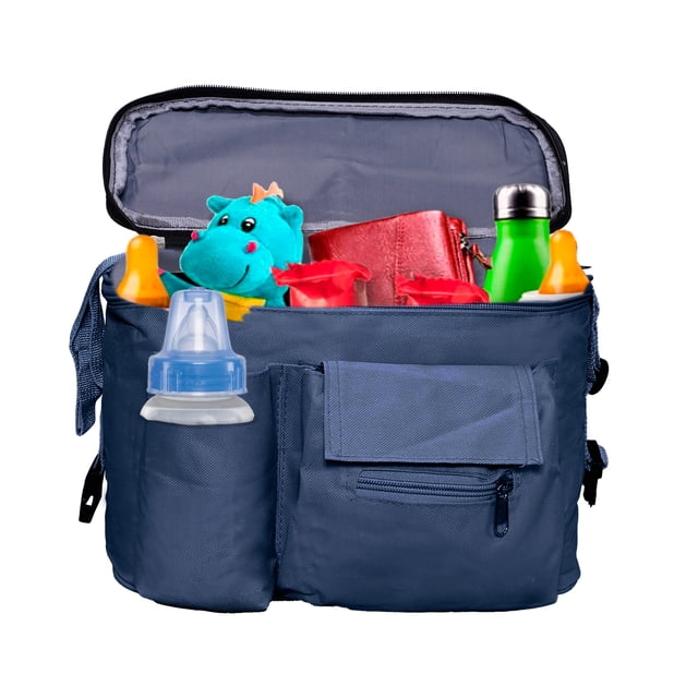 Bolsa De Almacenamiento Con Organizador Para Carriola Bebe Azul Mom Gaon B11