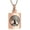 Rose Gold, variant on Hip Flask Cremated Remains Necklace Tree of Life Cremation Jewelry for Women Men Stainless Steel Memorial Necklaces Ash Holder for Human / Pets