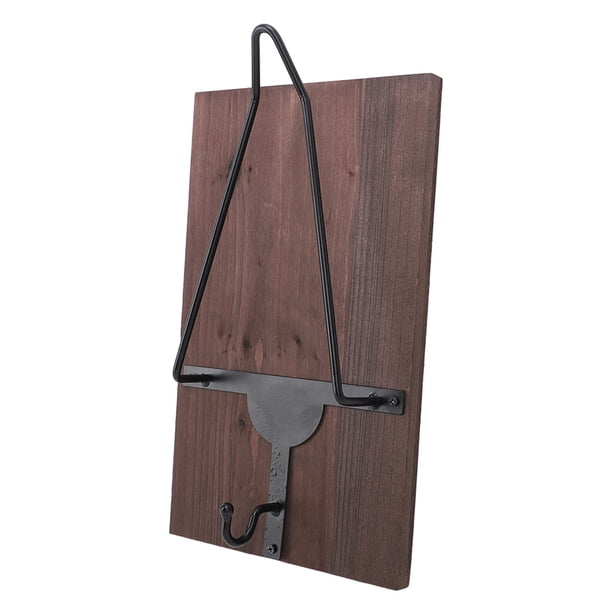 Colgador De Exhibición Para Casco De Bicicleta, Versátil, De Madera Y Hierro, Resistente, Soporte De Pared Para Casco De Motocicleta, Elegante Para Sala De Estar