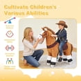 thumbnail image 5 of Akaber Ride on Horse for Kids, Riding Horse Toy for Age 4-9, 36.6'' H Ride on Horse, Max Load 165LBS, 5 of 9