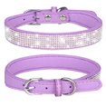 thumbnail image 5 of Collier pour Chien en Cuir Suédé Réglable, Collier pour Petit Chien Rose, Collier pour Chat, Collier pour Chien en Strass -GSLA, 5 of 5