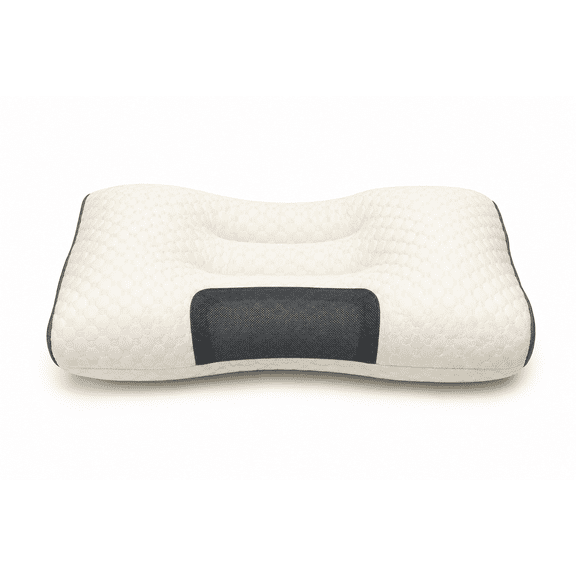 Luffist Cervical Memory Foam Pillow, Ergonomic Contour Neck Support, for Side & Back Sleepers