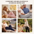 thumbnail image 6 of HEARTNICE Womens Cotton Pajama Pants, Soft Lounge Lightweight Sleep Pj Bottoms,(Pink,S), 6 of 6