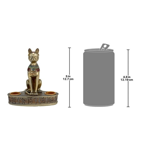 Design Toscano Altar of the Goddess Bastet: Set of Two