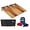 4'x2' Retro Wooden, variant on Tailgating Pros Cornhole Boards - 4'x2' Wood Pattern Cornhole Game w/Carrying Case & Set of 8 Corn Hole Bean Bags w/Tote