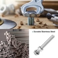 thumbnail image 2 of Uxcell 4-Pack Hex Head Screw Bolt with Nuts Flat & Lock Washers M12x90mm, 2 of 6