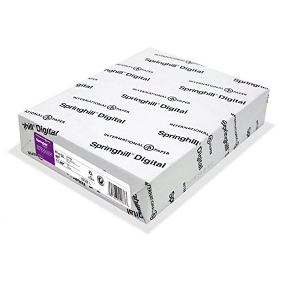 Springhill Digital Opaque Colors Pink, 60lb, Letter, 8.5 x 11, 500 Sheets / 1 Ream, Made In The USA