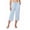 Blue Stars, variant on Ekouaer Womens Pajamas Pants Capri Pj Bottoms with Pockets Comfy Drawstring Printed Lounge Soft Sleep Pants