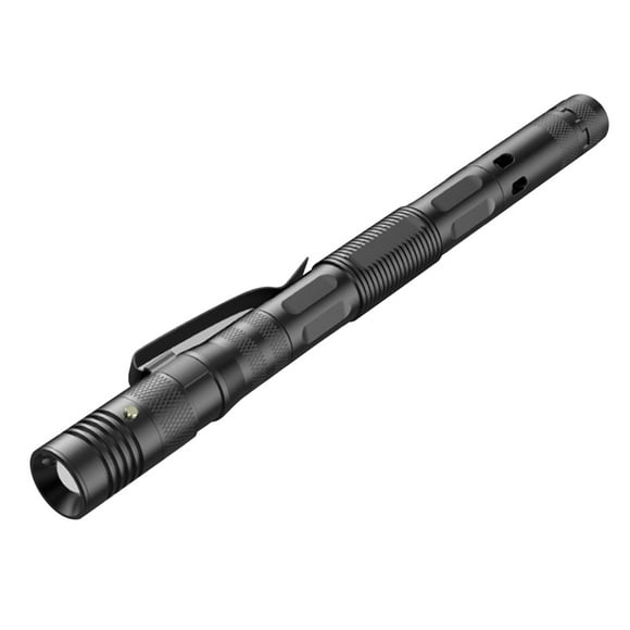 Yeacher Multifunctional T-actical Pen Gadget Multi Tool with Broken W-indow Cone Design/ Telescopic Focusing Light/ Bottle Opener & Screw Driver Design for Camping Fishing Survival Emergency Outdoor