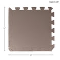 thumbnail image 3 of Stalwart Neutral White Brown Foam Interlocking Floor Mats 20 Sq Coverage Area Interlocking 20 Pack, 3 of 24
