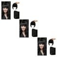 thumbnail image 1 of Transemion Fiber Air Bangs DIY Hairstyle With Easy To Wear Fake Fringe Suitable For Many Occasions Clip-On 3Set, 1 of 6