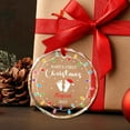 thumbnail image 3 of Baby's First Christmas Glass Ornament 2025, Customized Name New Baby Christmas Ornament, Kid's 1st Xmas Glass Ornaments Gift for Boy Girl, Personalized Newborn Xmas Tree Hanging Decoration, 3 of 6