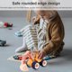 thumbnail image 5 of Vehículos de construcción de ingeniería para niños, modelo de camión de juguete desmontable, juego de aprendizaje temprano portátil, regalo para niños y niñas para excavadora de interior Vogacara FN000741-01B, 5 of 7