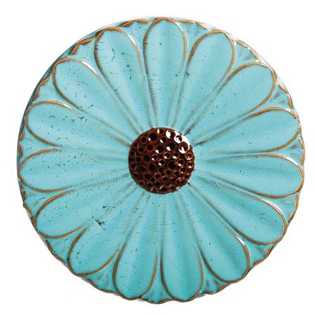 UPC 808412254543 product image for Daisy Bloom Ceramic Garden Stone, Blue | upcitemdb.com