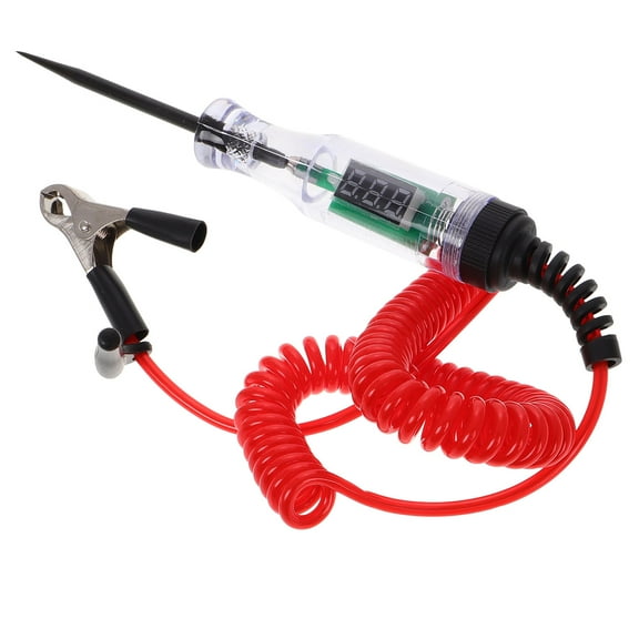 HIAKDOFT 1Set Relay Tester for Circuits with Digital Display and Metal Material Pen Shaped Design