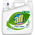 thumbnail image 2 of all Laundry Detergent Liquid, Free Clear Eco 99% Bio Based, Unscented and Hypoallergenic, 141 Ounce, 79 Total Loads, 2 of 10