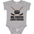 thumbnail image 3 of Inktastic Daddy Loves Hockey Sports Boys or Girls Baby Bodysuit, 3 of 5