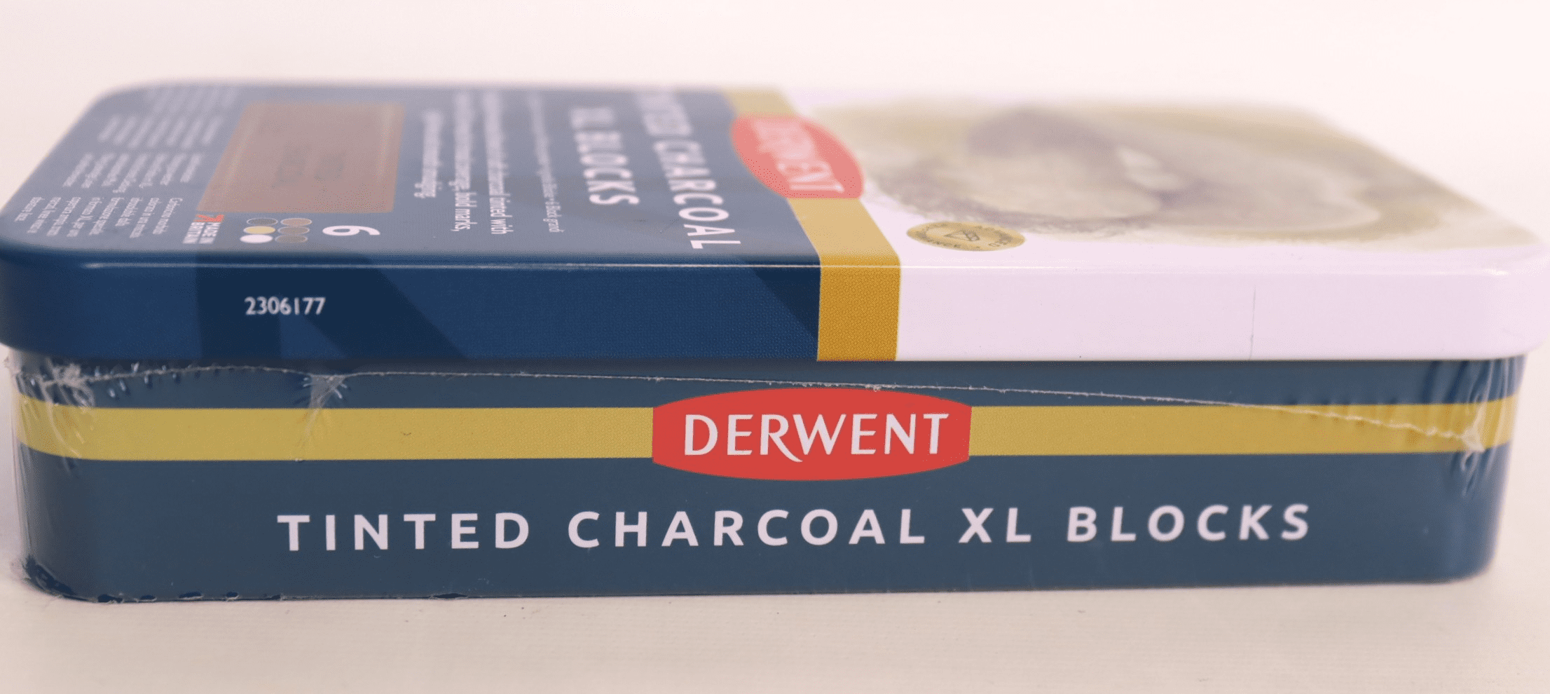 Derwent Tinted Charcoal XL Blocks - Assorted, Set of 6