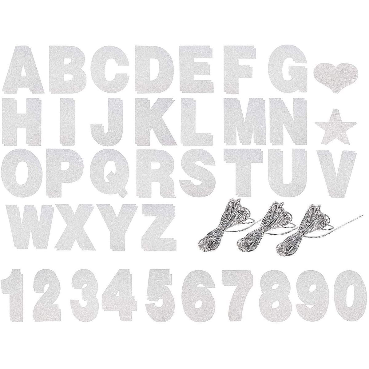 GLITTER ACRYLIC LETTERS LOTS OF SIZES. ANY FONT REQUIRED NUMBERS & SYMBOLS 