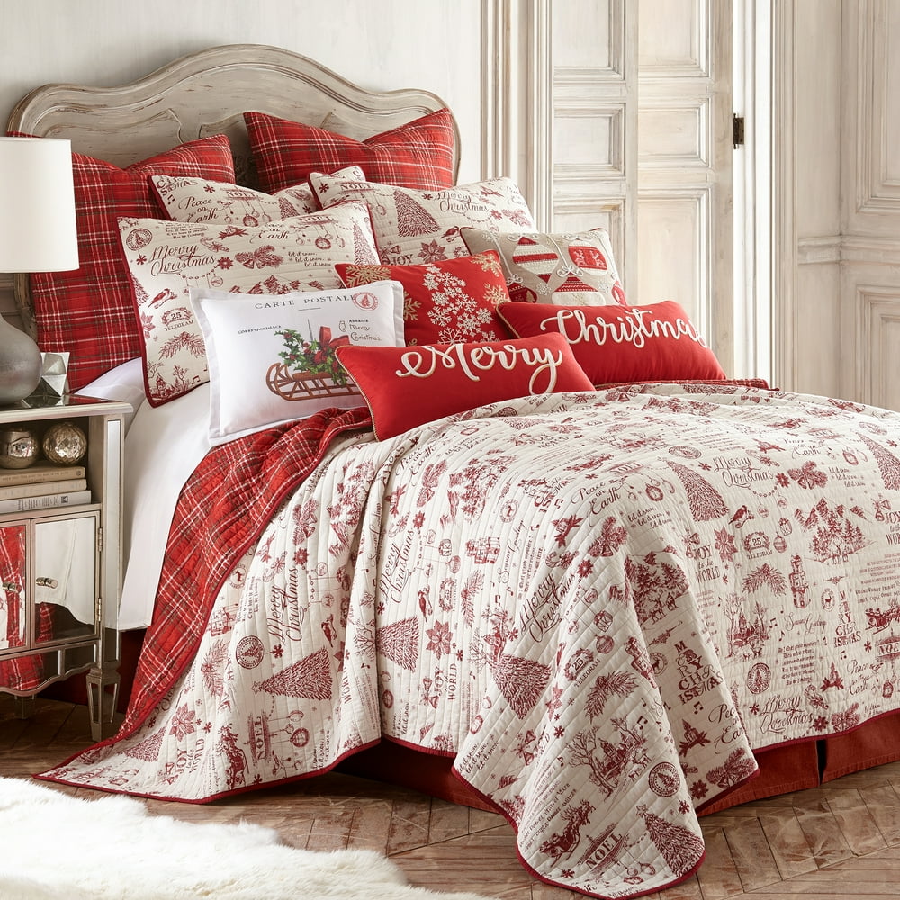 Levtex Home Yuletide Quilt Set Full/Queen Quilt (88x92in.) + Two