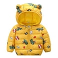thumbnail image 1 of Youmylove Toddler Baby Boy Girl Winter Cartoon Windproof Coat Hooded Warm Outerwear Jacket Cute Clothing, 1 of 3