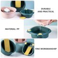 thumbnail image 3 of HOOWIFFY 1Set Lightweight Hand Wash Basin with Washboard for Dormitory Use in Blue Color, 3 of 8