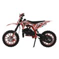 thumbnail image 5 of Taolixe 49cc 2-Stroke Kids Dirt Bike, Gas Power Motocross, Off Road Mini Motorcycle, Pocket Motorbike with Front Rear Disc Brakes, Racing Max Speed 40KM/H (Red) _Clearance Mini Motorcycle, 5 of 8