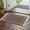 Brown, variant on Pure Brown Kitchen Runner Rug 2'x4', Simple Solid Color Washable Rug with Tassels, Non Slip Woven Cotton Bathroom Rugs Hallway Carpet for Foyer Bedroom Entry Back Door Decor