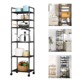 thumbnail image 1 of Estante Organizador Metálico De 6 Niveles De Cocina Baño Xtellar negro, 1 of 4