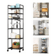 thumbnail image 1 of Estante Organizador Metálico De 6 Niveles De Cocina Baño Xtellar negro, 1 of 4