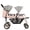 Pink, variant on Double Baby Pram Stroller for Newborn, Adjustable High View Baby Pram for Toddler Strollers Sit Lie Detachable Infant Carriage Pushchair Folding Trolley Portable Strollers