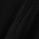 thumbnail image 5 of Camisas Para Hombre Manga Larga Negra Camisas con cuello vuelto para hombre, blusa informal sólida de media manga, camisa de lino y algodón, camisa a la con botones (Black, 4XL), 5 of 6