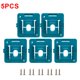thumbnail image 1 of 1/5 Pzas Soporte de Batería para Makita 18V Estante de Almacenamiento de Batería Li-ion Montaje en Pared Base Soporte para Makita BL1860 BL1850 BL1840 BL1830, 1 of 7