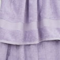 thumbnail image 4 of Cotton Paradise 100% Cotton 4 Piece Washcloths, Soft Absorbent Small Hand Face Towels Wash Rags for Body, Lilac, 4 of 6