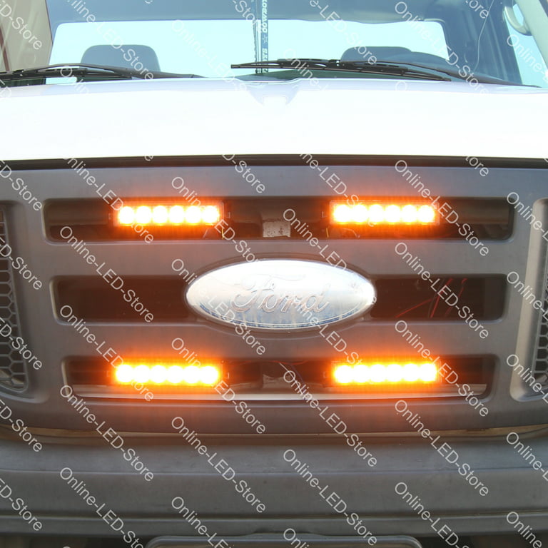 32 LED Warning Use Flashing Strobe Lights Emergency Vehicle Strobe