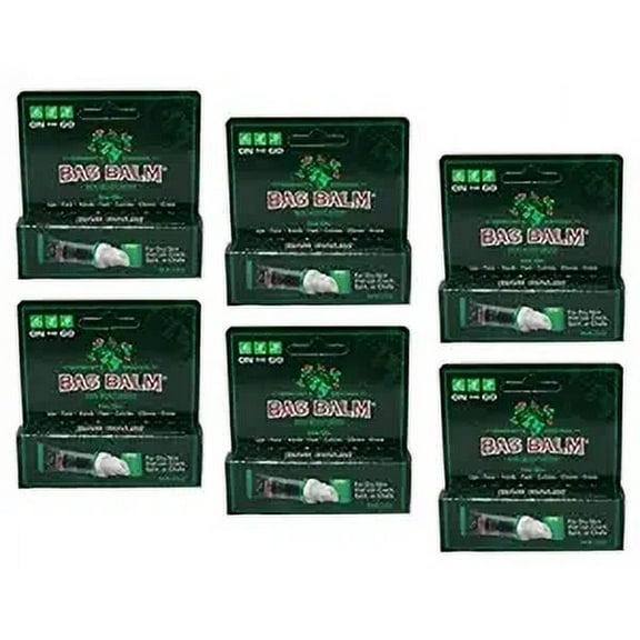 Bag Balm - 0.33 Ounce On-the-Go Tube (6-Pack)