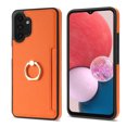 thumbnail image 5 of Allytech for Samsung Galaxy A13 4G/5G Case with Ring Holder, Premium PU Leather Kickstand Shockproof Cards Holder Cash Pocket Wallet Case Cover for Samsung Galaxy A13 4G/5G- Orange, 5 of 5