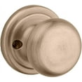thumbnail image 2 of Kwikset Juno Passage Door Knob Signature Series - Adjustable, Grade 2 - Antique Brass, 2 of 5