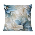 thumbnail image 3 of Designart "Heavenly Blue Damask Dream" Damask Printed Throw Pillow, 3 of 5