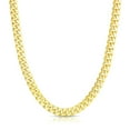 thumbnail image 2 of 6.15mm 10k Yellow Gold Semi Solid Miami Cuban Chain Size 22 inches, 2 of 4