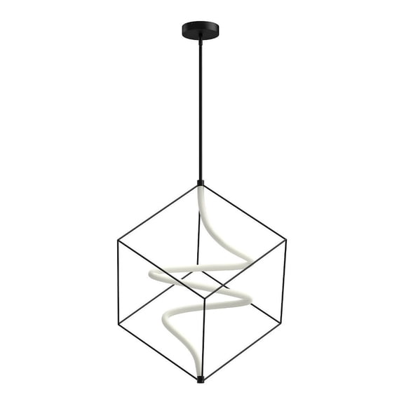 PD29226-BK-Kuzco Lighting-Script - 27W LED Pendant-31.75 Inches Tall and 29.75 Inches Wide
