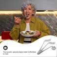 thumbnail image 2 of 1 Set of Angled Spoon Lightweight Ergonomic Fork Eating Feeding Utensil Assist Tableware, 2 of 4