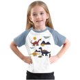 thumbnail image 4 of RXIRUCGD 2025 Vêtements d'Été pour Enfants Tout-Petits Garçons Filles Mode Mignon Col Rond Imprimé Manches Courtes Haut, 4 of 7