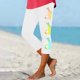 thumbnail image 2 of Pantalones de Ajuste Seco de la Moda de las Mujeres Imprimidas Leggings, Deporte de Yoga Elástico de Poliéster Elástico Respirable, 2 of 8